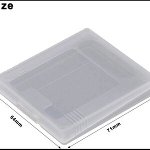 5x Clear Plastic Storage Case